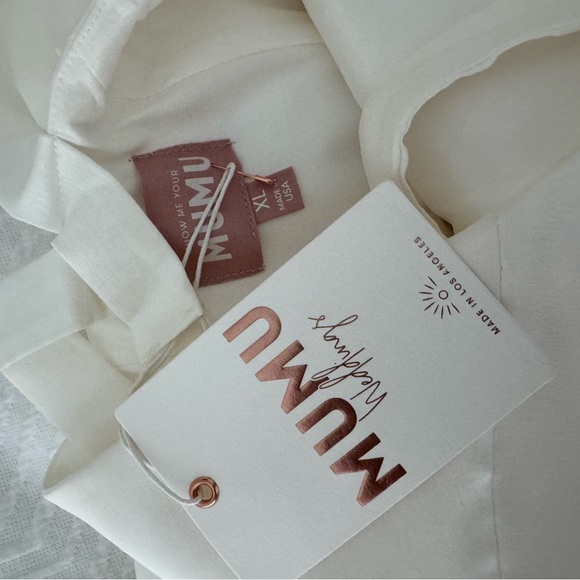 Show Me Your MuMu White Bow Back Mini Dress - Picture 6 of 6